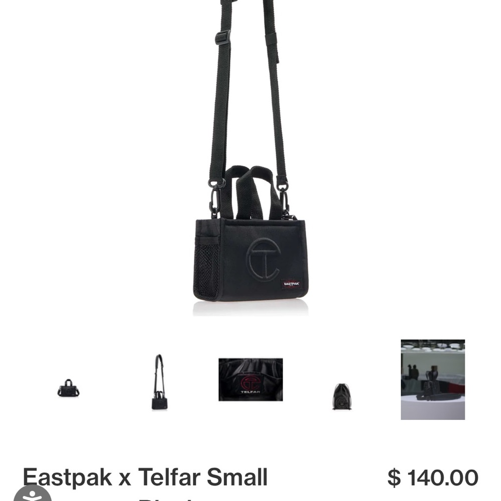 Black TelfarxEastpack small tote